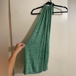 Green Low-Back Dress